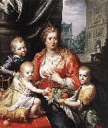 Sophia Hedwig, Countess of Nassau Dietz, with her Three Sons. Paulus Moreelse